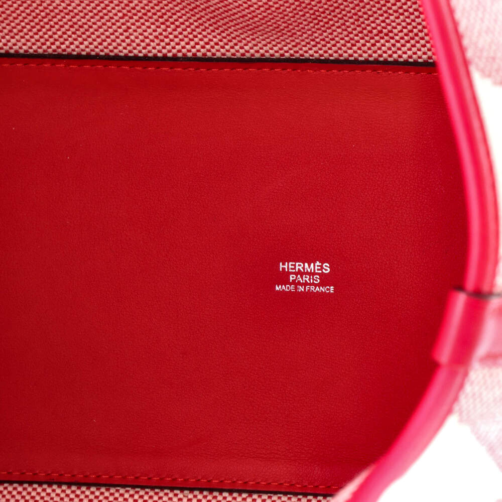 Hermes Cabas H En Biais Tote Canvas #234354H24B - Picture 5 of 8